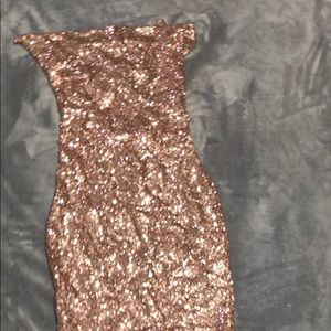 Start The Show Sequin dress, rose gold, size:XS
